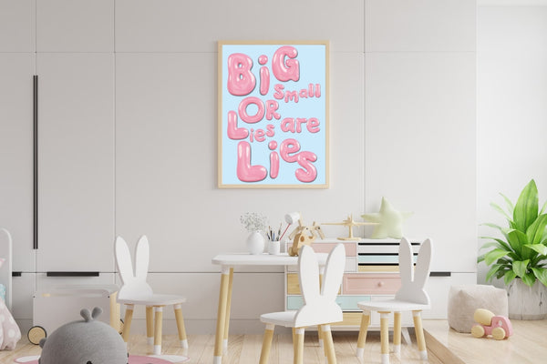 Big or small lies are lies