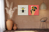 tableau-artiste-main-lunettes-rose
