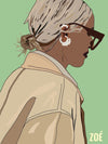 Femme au chignon