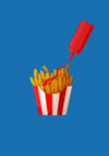 Frites ketchup