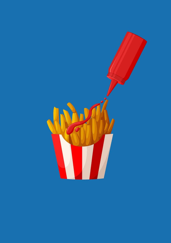 Frites ketchup