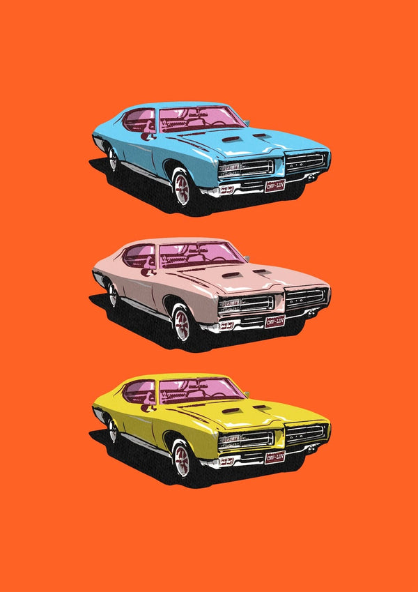 Trio de voitures