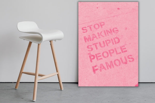 Stop Making Stupid People Famous